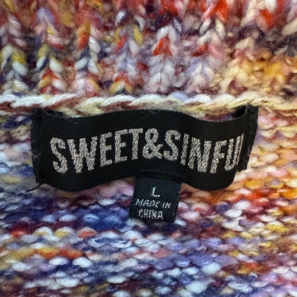 Sweet & Sinful Multicolour Sweater - Picture 2 of 5